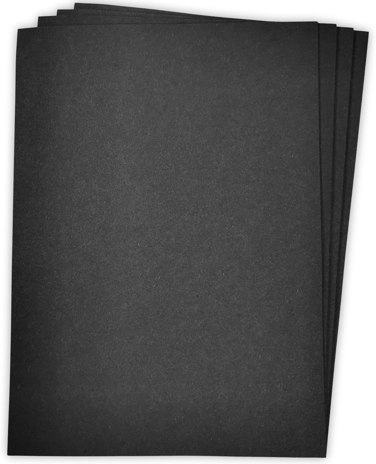 A4 Recycled Black Sugar Paper 100gsm Pack of 100 Art Sheets by BCreative®