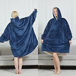 Chandail à capuche, Couverture à cape super chaude pour femmes hommes, Chandails à caponce de sherpa,Une taille convient à tous