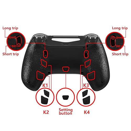 Miniatura 4 de eXtremeRate Clown HAHAHA Decade Tournament Controller (DTC) Upgrade Kit for PS4 Controller JDM-040050055, Upgrade Board & Ergonomic Shell & Back