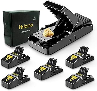 Mouse Trap, Mouse Traps That Work Mice Trap Outdoor Indoor Best Snap Traps for Mouse/Mice Safe and Reusable 6 Pack Quick Kill Mouse Traps 