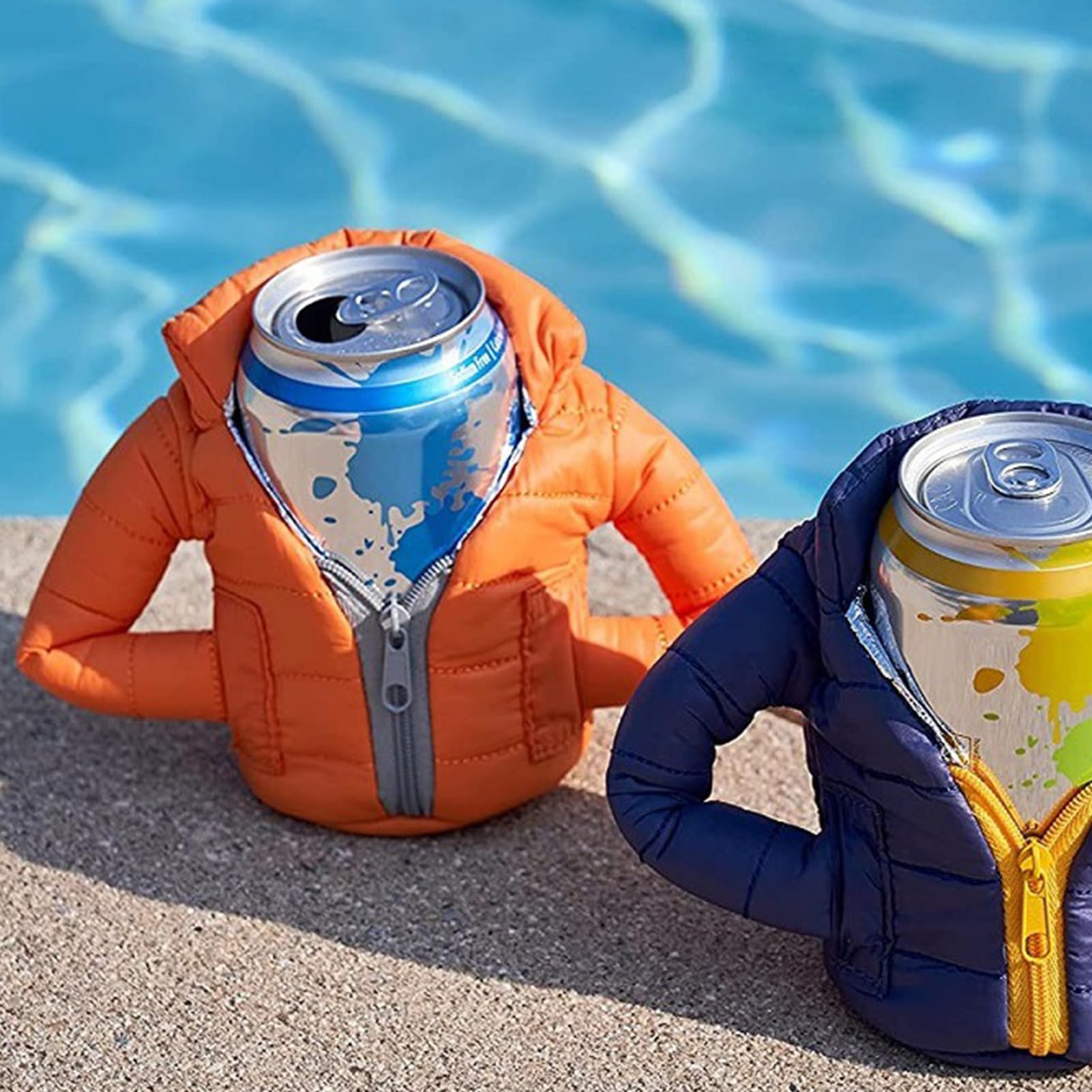 Lustige Bierjacke Zum Befüllen – Transparente Partyjacke Mit Getränken, Witziges Scherzgeschenk Für Partys, Karneval & Events, Langarm Mit Stehkragen