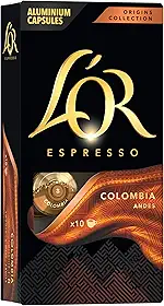 L'OR Café L'Or Cápsula Colômbia - 10 Unidades - 52 Gramas