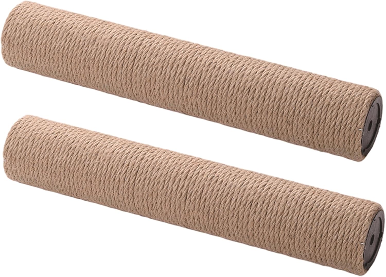 2Pcs Cat Scratching Post Replacement, 16 Inch Wear-Resistant Jute Cat Tree Replacement Post, 8mm Bolts, Easy to Install, Beds.