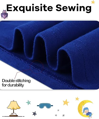 Miniatura 4 de DAUGHTER QUEEN Pijama de manga larga para niños, talla 18 meses-12 años