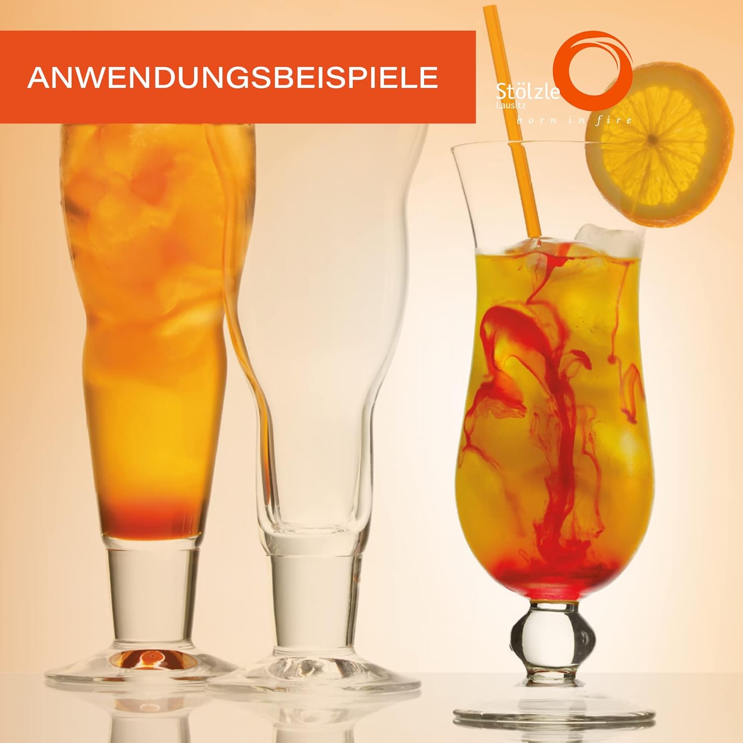 Stölzle Lausitz Acapulco Cocktail Glasses 480 ml I Set of 6 Cocktail Glasses I High-Quality Crystal Glass I Shatter-Resistant and Dishwasher S