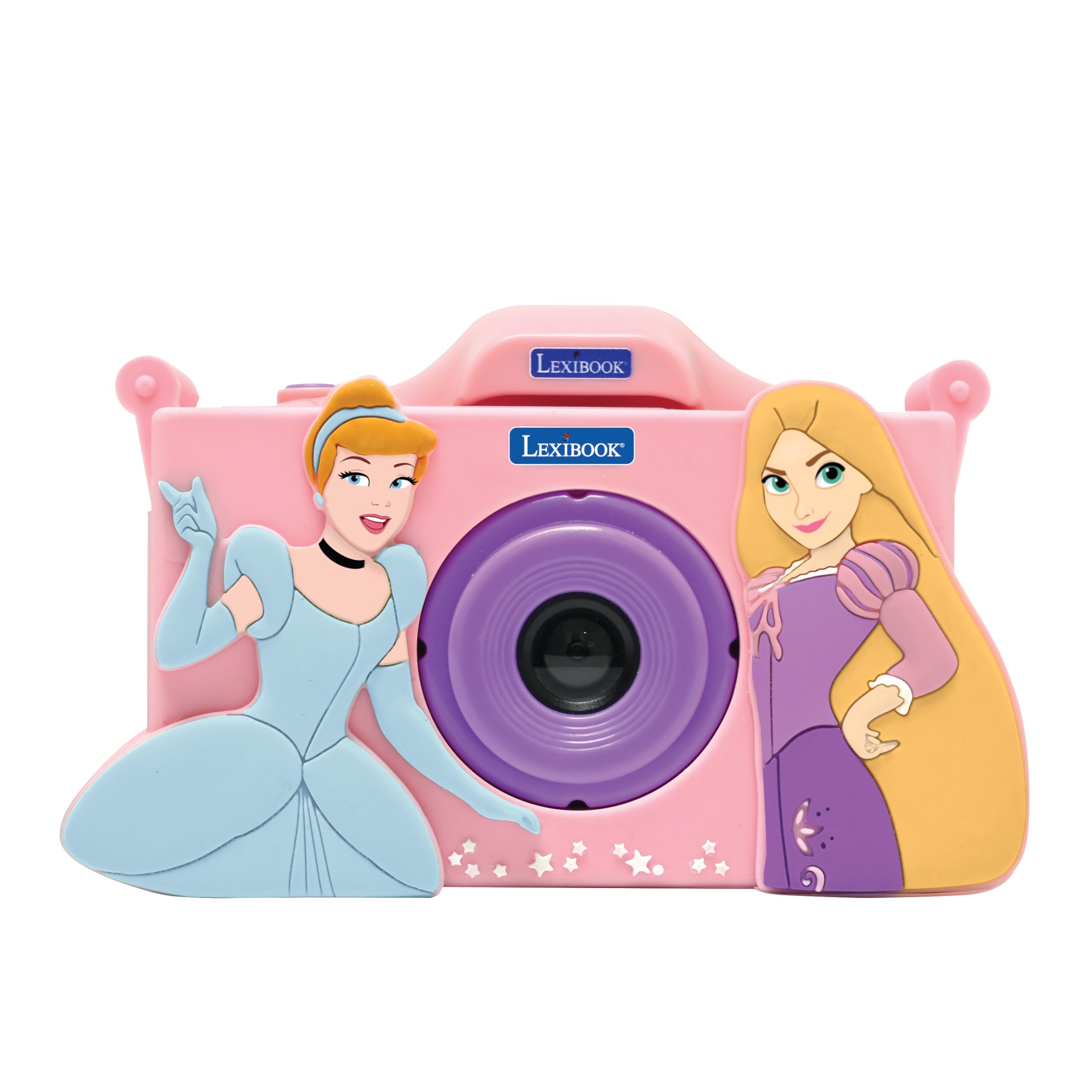 Lexibook, Disney Princesses, Fotocamera per Bambini con Protezione Disney Princesses, Rosa, DJ078DP