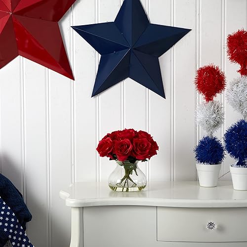 Miniatura 4 de Flor de seda casi natural de las rosas.