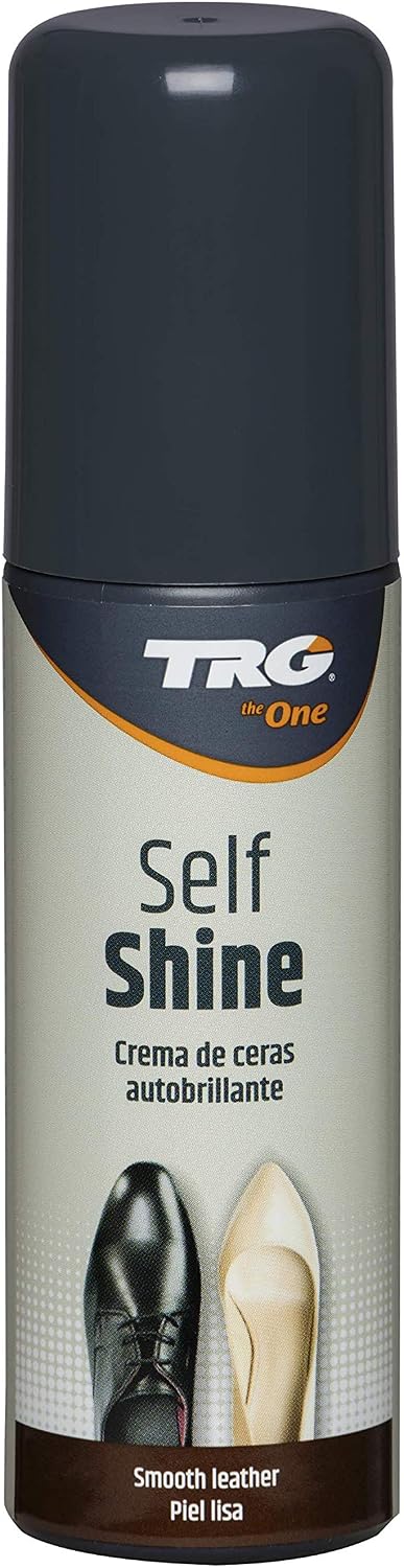 Self Shine Liquid Shoe Cream for Leather Boots Shoes, by TRG (117 - Navy Blue)
