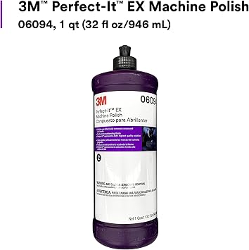 3M Perfect-It EX Machine Polish, 06094, High Performing, 1 qt (32 fl oz/946 mL)