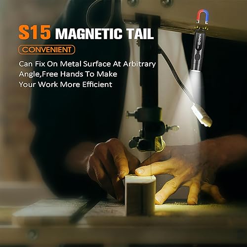 Miniatura 10 de Linternas de llavero recargables, 650 linternas de bolsillo EDC de alto lúmenes, mini linterna se utiliza para acampar al aire libre emergencia