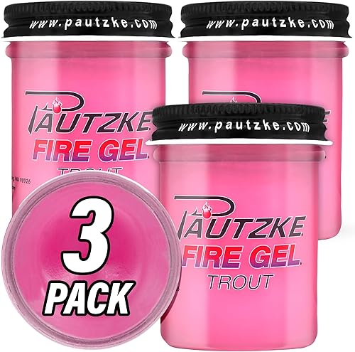 Miniatura 17 de Pautzke - Atrayente de pesca de cebo de gel de fuego, aroma de trucha, gel de aroma de pescado de larga duración, compatible con agua dulce