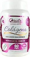 Colágeno Verisol 60 Cápsulas Acido Hialurônico Biotina Zinco Vitaminas Minerais Suplemento Qnutri