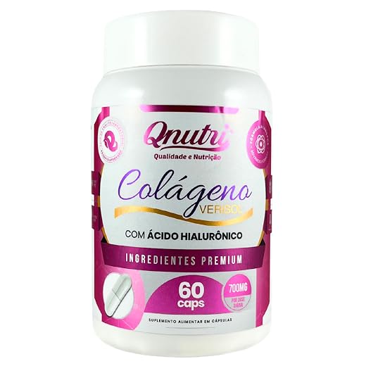 HSN Hair Skin Nails Stonevit 60 Cápsulas Biotina MSM Ácido Hialurônico Vitaminas e Minerais Colágeno Verisol 60 Cápsulas Acido Hialurônico Biotina Zinco Vitaminas Minerais Suplemento Qnutri
