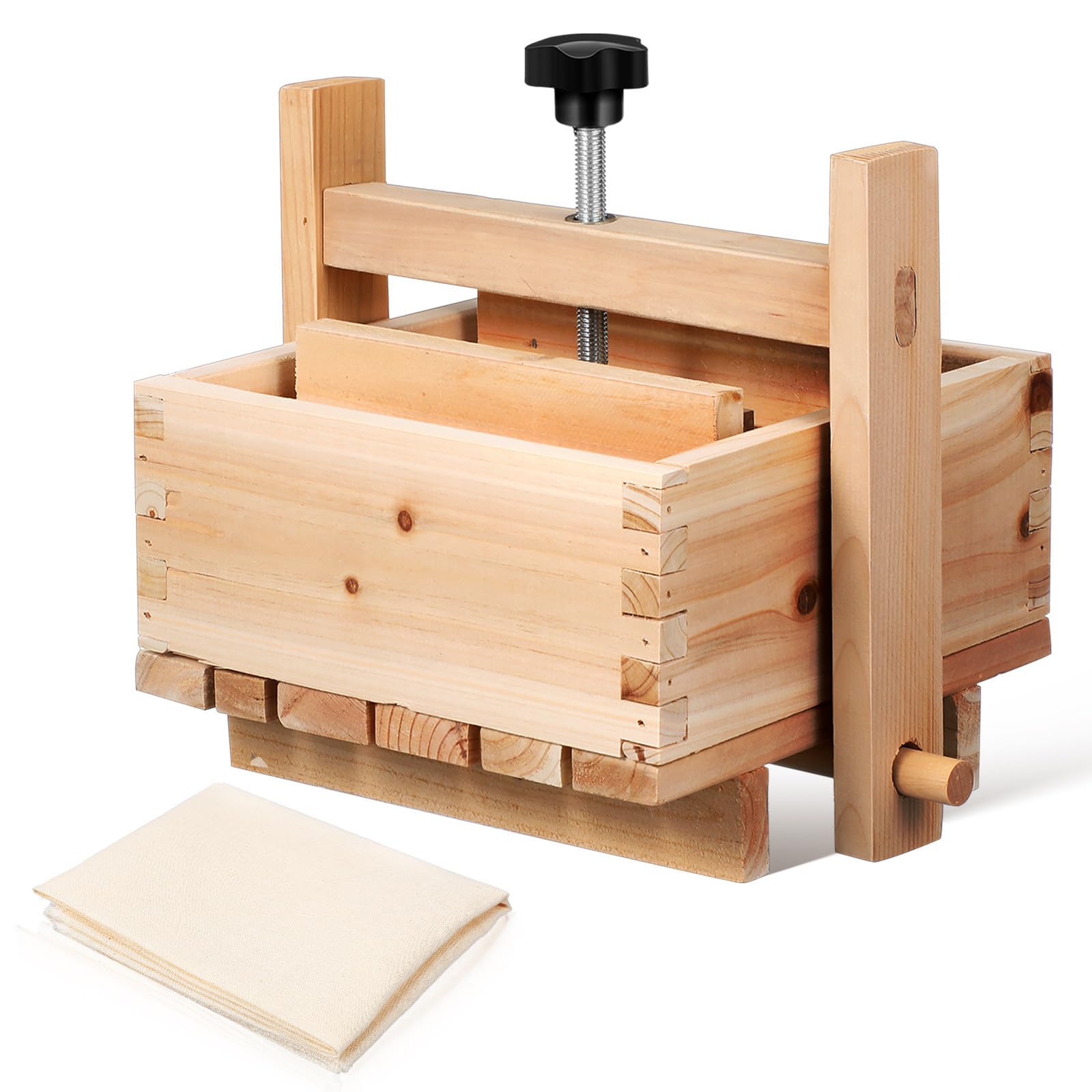 FRCOLOR Tofu Maker Satz mit Tuch Beige zum Selbermachen von Hausgemachtem Tofu und Käse für Küchenherstellung