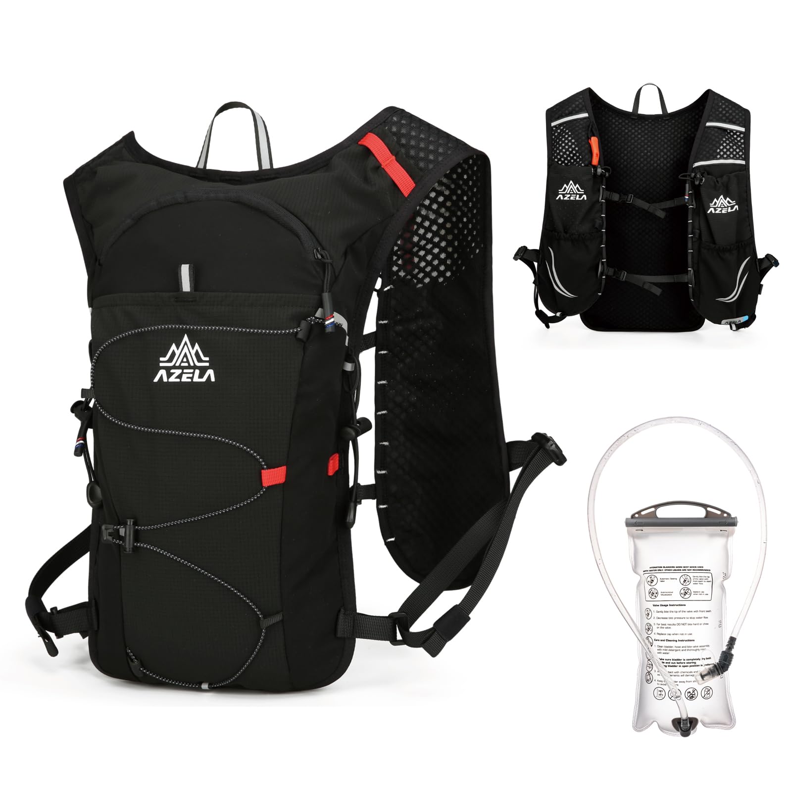 TRIWONDER Gilet Trail Hydratation Sac à Dos Running Léger | Homme Femme, Marathon, Randonnée, Vélo, Course