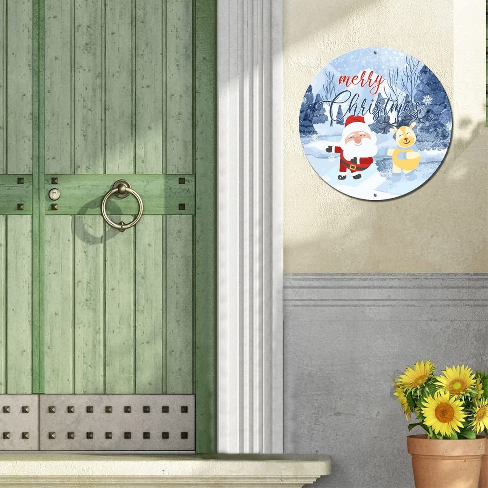 Merry Christmas Sign, Christmas Wreath Signs, Christmas Decorations...