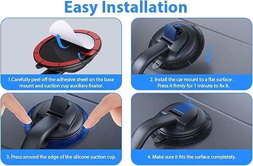 Miniatura 7 de Soporte para automóvil Magsafe, imanes fuertes y perfil bajo soporte magnético para teléfono para salpicadero de automóvil, parabrisas universal,