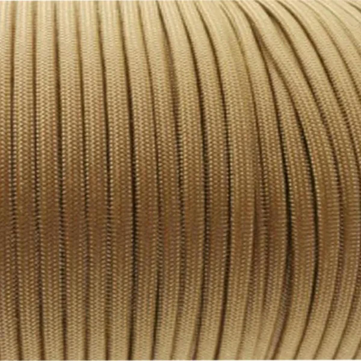 Corde d'arrimage, Corde paracorde en polyester 4 mm 9 brins multicolore 5-30 mètres(Khaki,30 meters)