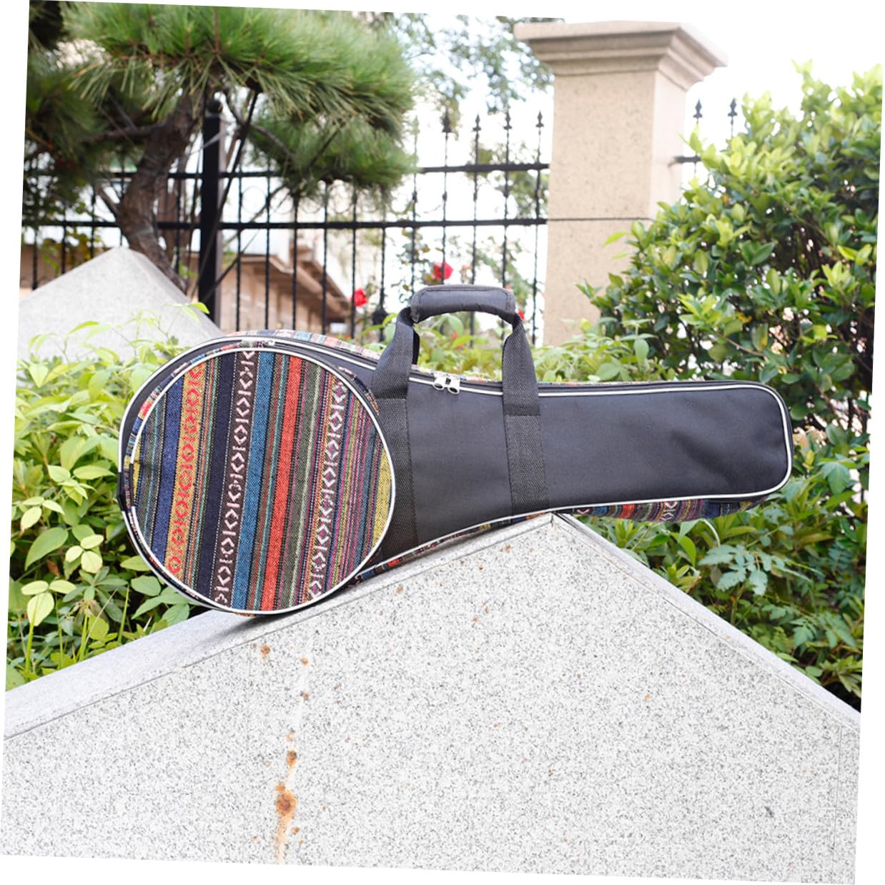 Zaino Musicale per Mandolino Stile Nazionale con Imbottitura Spessa Borsa da Trasporto Protettiva e Doppia Funzione Spalla e Mano per Musicisti in Viaggio