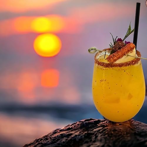 Miniatura 3 de Oojami 36 copas de vino de plástico desechables irrompibles sin tallo, tamaño pequeño, 10 onzas