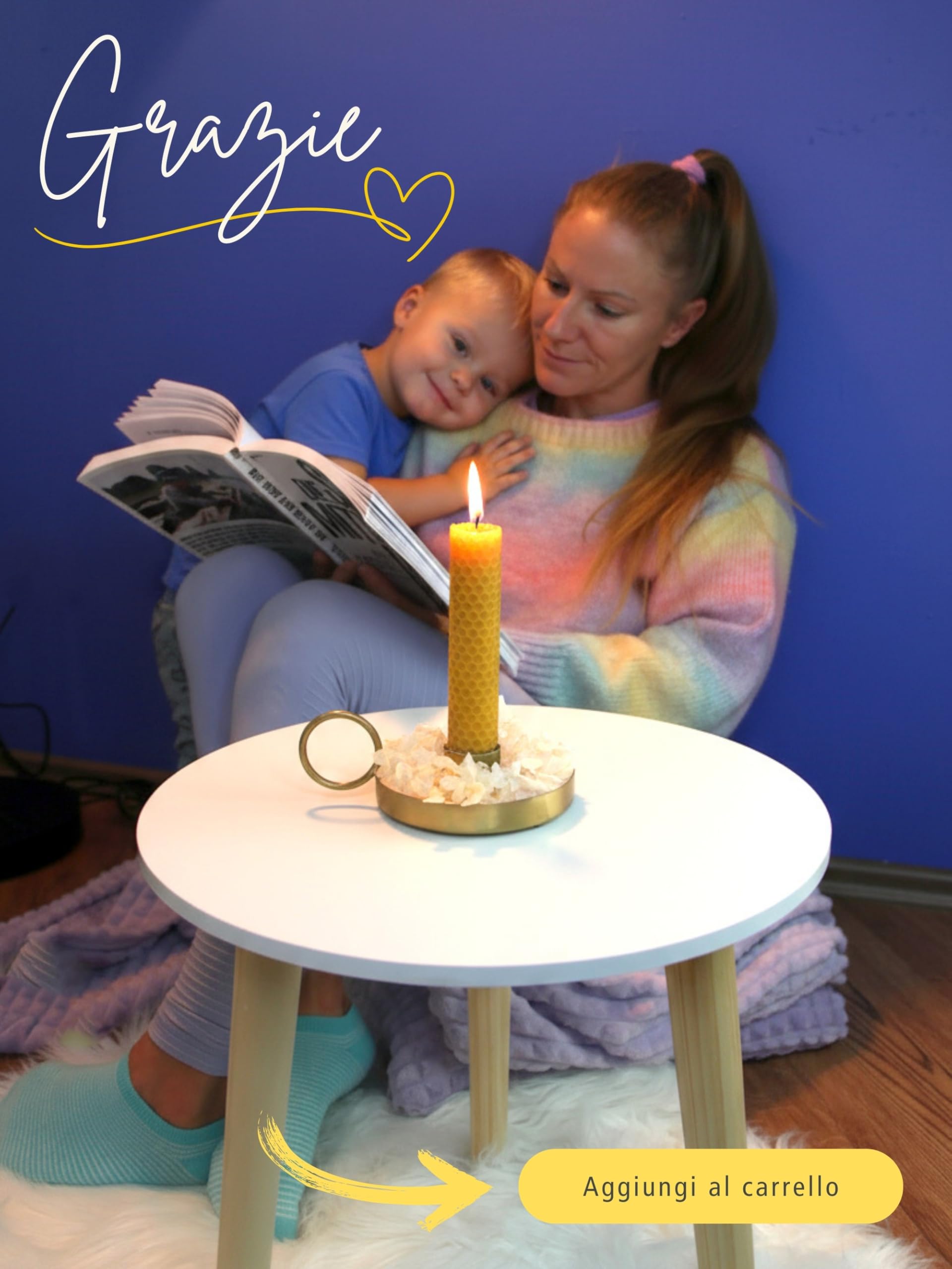 Wachsmann Set fai da te per candele in cera d’api, realizza 10 candele naturali, kit creativo colorato per bambini e adulti, lastre e stoppini inclusi, prodotto in Germania