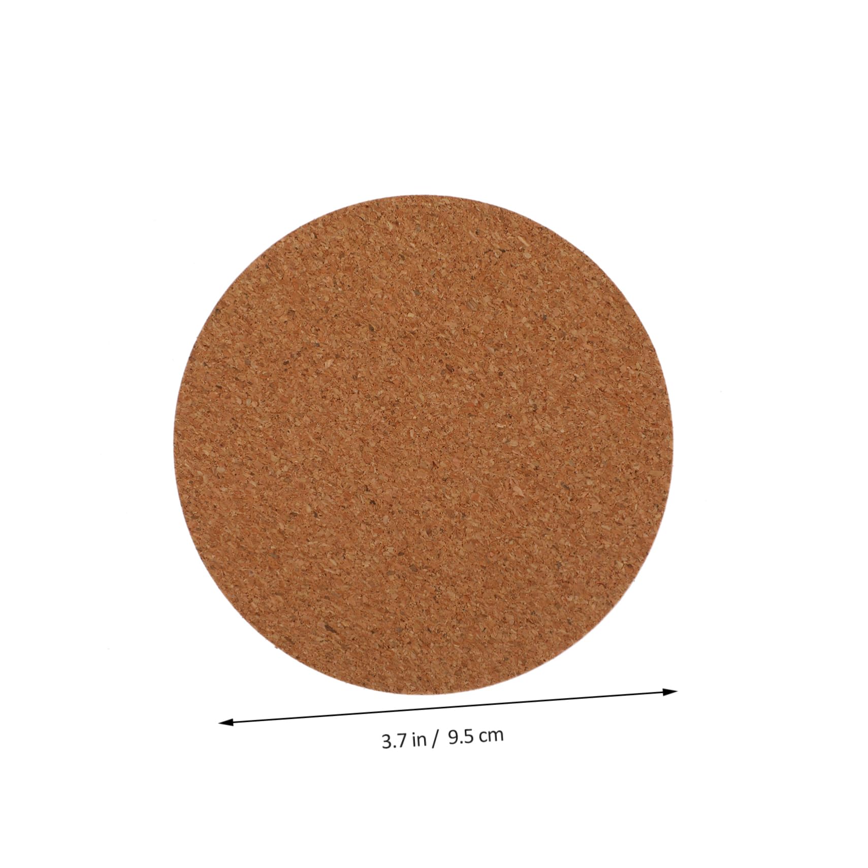 STOBOK 5 Sätze Untersetzer Aus Kork Saugfähig Korkrücken Wohnzimmerdekor Tassenpads Für Zu Hause Hitzebeständige Tassenuntersetzer Esstisch Runde Schalenmatten Light Brown 60 Stück * 5