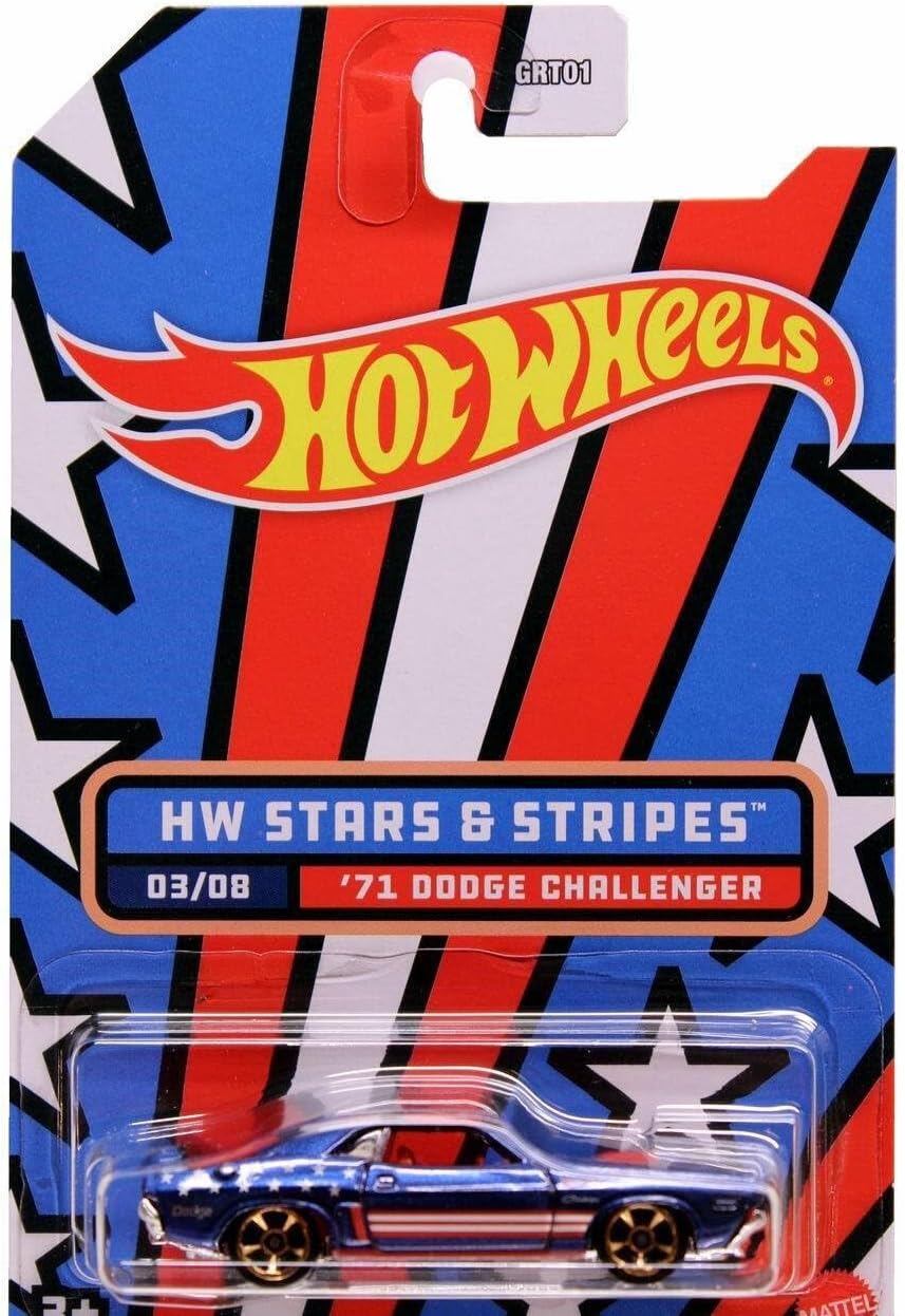 Hot Wheels 2022 - '71 Dodge Challenge - HW Stars & Stripes - 3/8