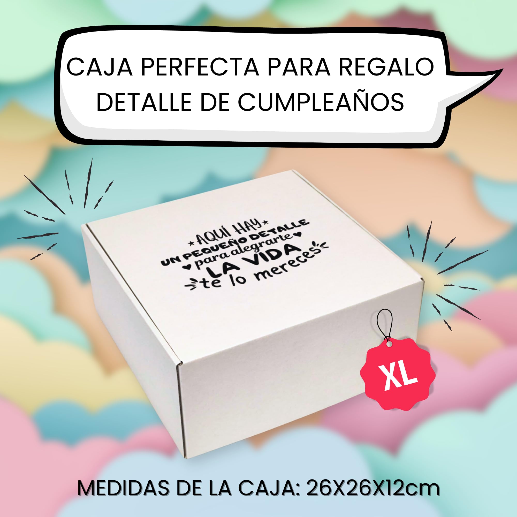 Nevalu - Super Pack 300 Chuches + Caja Regalo, Golosinas y Caramelos SIN GLUTEN para Relleno de Piñatas y Conos.