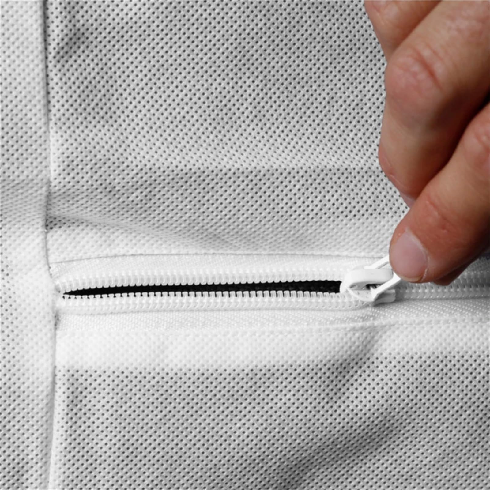 Funda de colchón con Cremallera, Protector Impermeable, Funda Antipolvo sin Almohada para ColchóN(150x200x30cm)