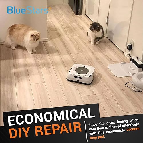 Miniatura 7 de BlueStars Almohadillas de microfibra para trapear húmedas y secas compatibles con iRobot Braava Jet M6 (6110) (6012) (6112) (6113), lavables y