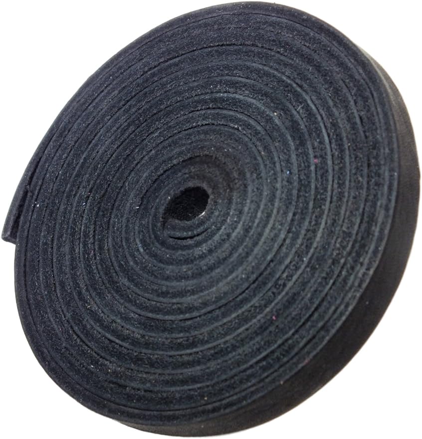 TOFL 3/8" Wide Flat Leather Cord – 72" (6 Feet) Long × 1/8" Thick (7-8oz) | Real Cowhide Leather Strips for Crafts | Black: Buy Online at Best Price in UAE