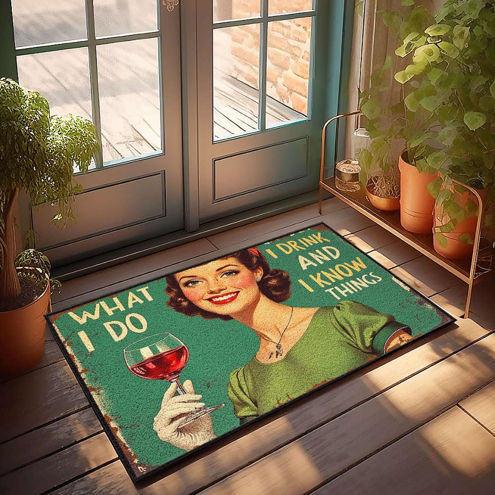 Paillasson décoration d'intérieur pour homme idée cadeau crémaillère humour 50x80