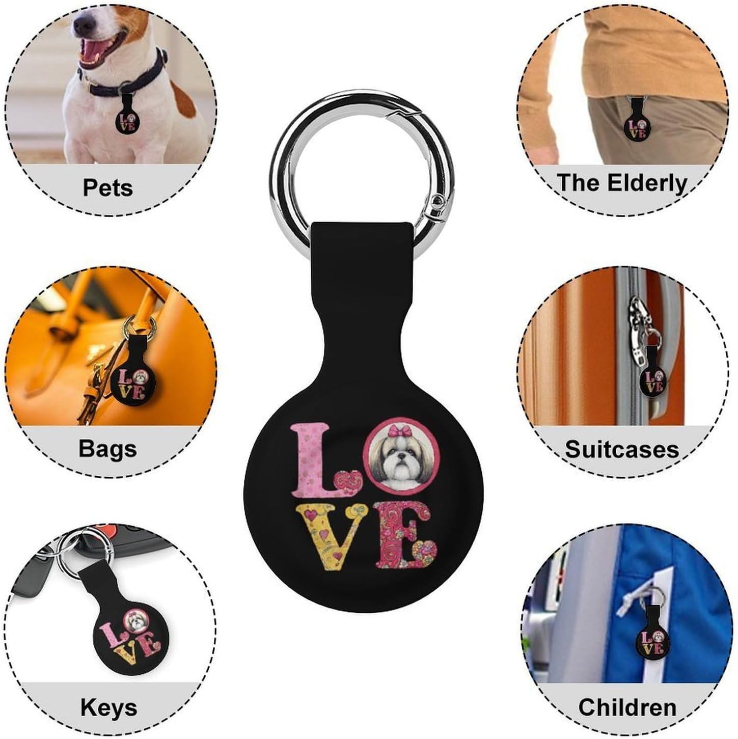 Love Shih Tzu Dog Protective Case Shockproof Cover 1PCS image 3