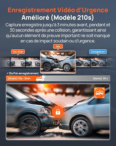 70mai 4K Dash Cam Front and Rear A810S, 4K+1080P Dual STARVIS 2, HDR Car Dash Cam with Night Vision, WiFi APP Control, 146°Wide Angle, 4G LTE, ADAS, Parking Mode with Voice Control and 128GB SD Card - 5