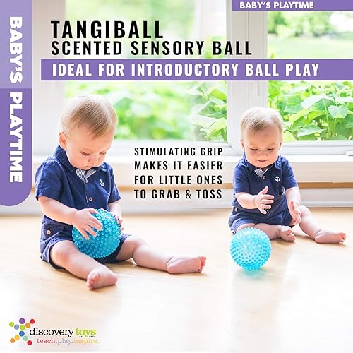 Miniatura 5 de Discovery Toys TANGIBALL Pelota sensorial perfumada y exprimible | Aprendizaje impulsado por niños | Juguete STEM para el desarrollo de la primera