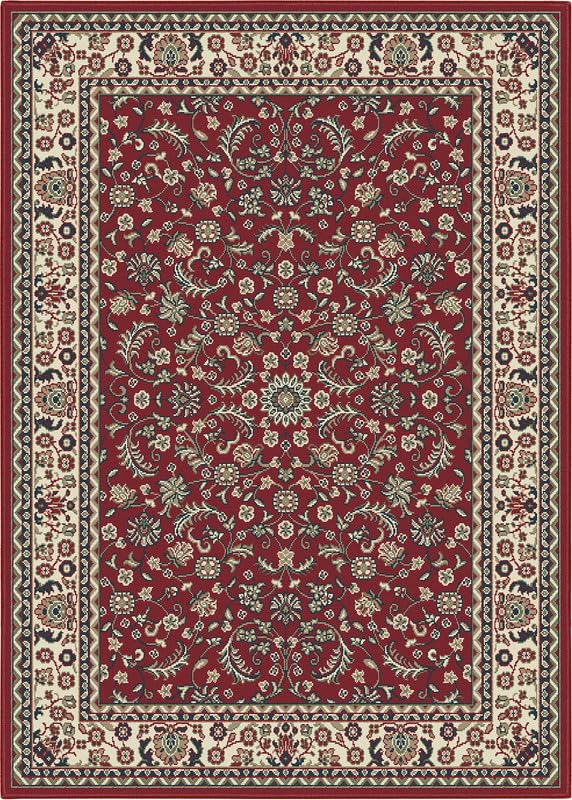 SrS Rugs® Luna Collection, Living Room Rugs, Hallway Runners, with Soft Smooth 8mm Pile. Contemporary Borders Design. 7 Colours, 9 Sizes (Classical Red, 200 x 290 cm) — image 1