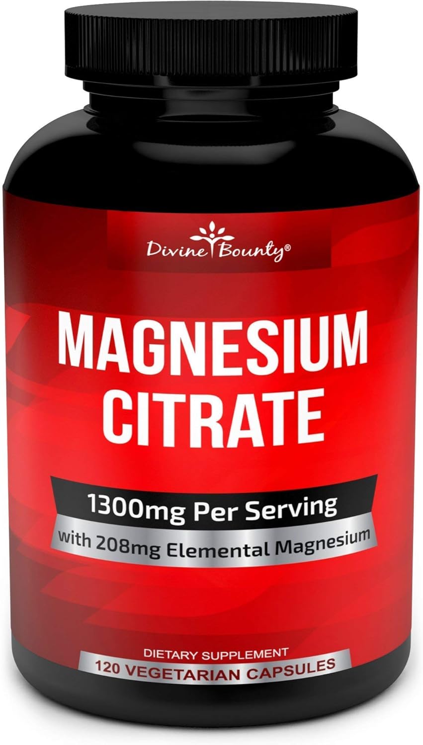 Divine Bounty Digestive Enzymes with Probiotics & Magnesium Citrate Bundle