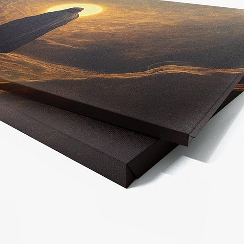 Vista 21 de Sense Canvas Jesús 1 - Lienzo decorativo para decoración del hogar, póster de pared XL, 48 x 36 / 1.5 pulgadas Jesús 1,Jesús 17,Jesús 18,Jesús