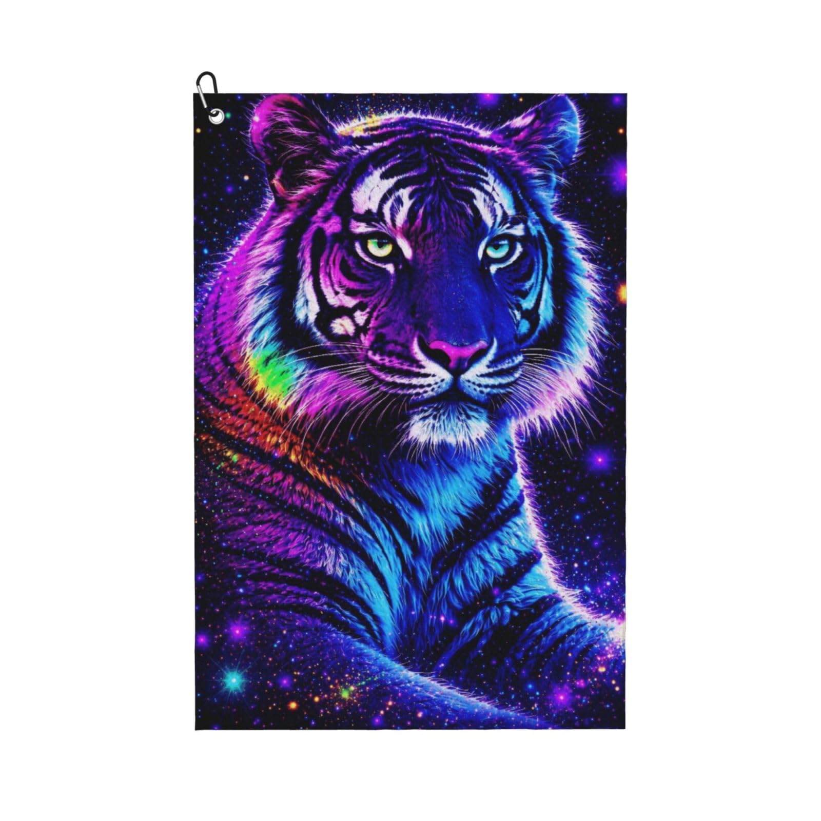BSDFGSDD Abstract Colorful Tiger Art Golf Towel 24 x 16 inches