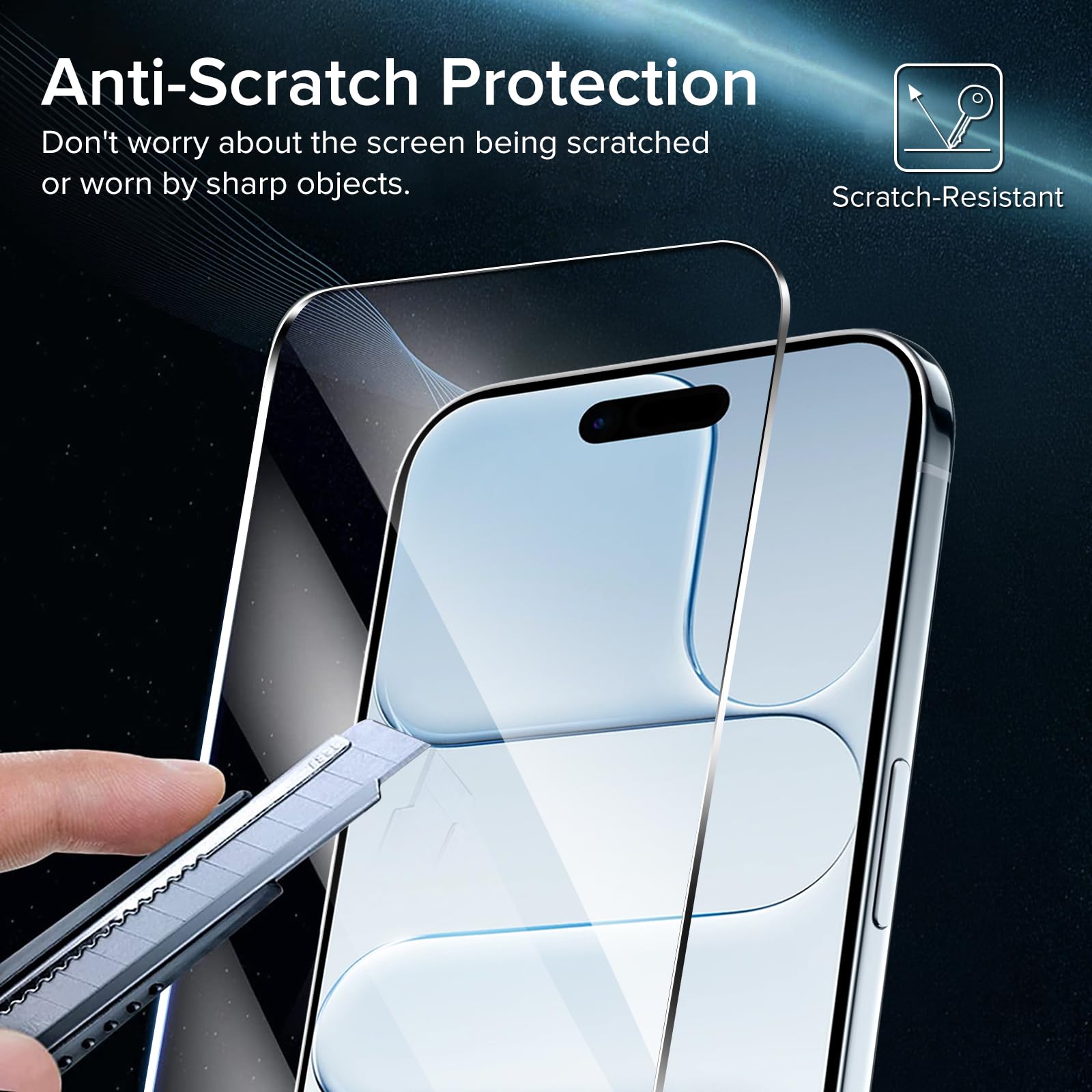 iVoler 2 Pezzi Pellicola Vetro Temperato per iPhone Air/iPhone 17 Air 6.5 Pollici, con Strumenti di Installazione, Pellicola Prottetiva Anti Graffio, Durezza 9H, HD Trasparente, Senza Bolle