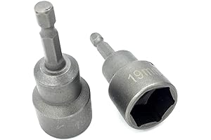 2pc Leveling Scissor RV-Jacks Socket Drill Adapter Tools w/1/4 Quick Connect