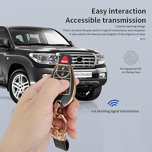 Miniatura 6 de Funda para llavero Dodge con llavero de cuero apto para Chrysler Town y Country Dodge Grand Caravan