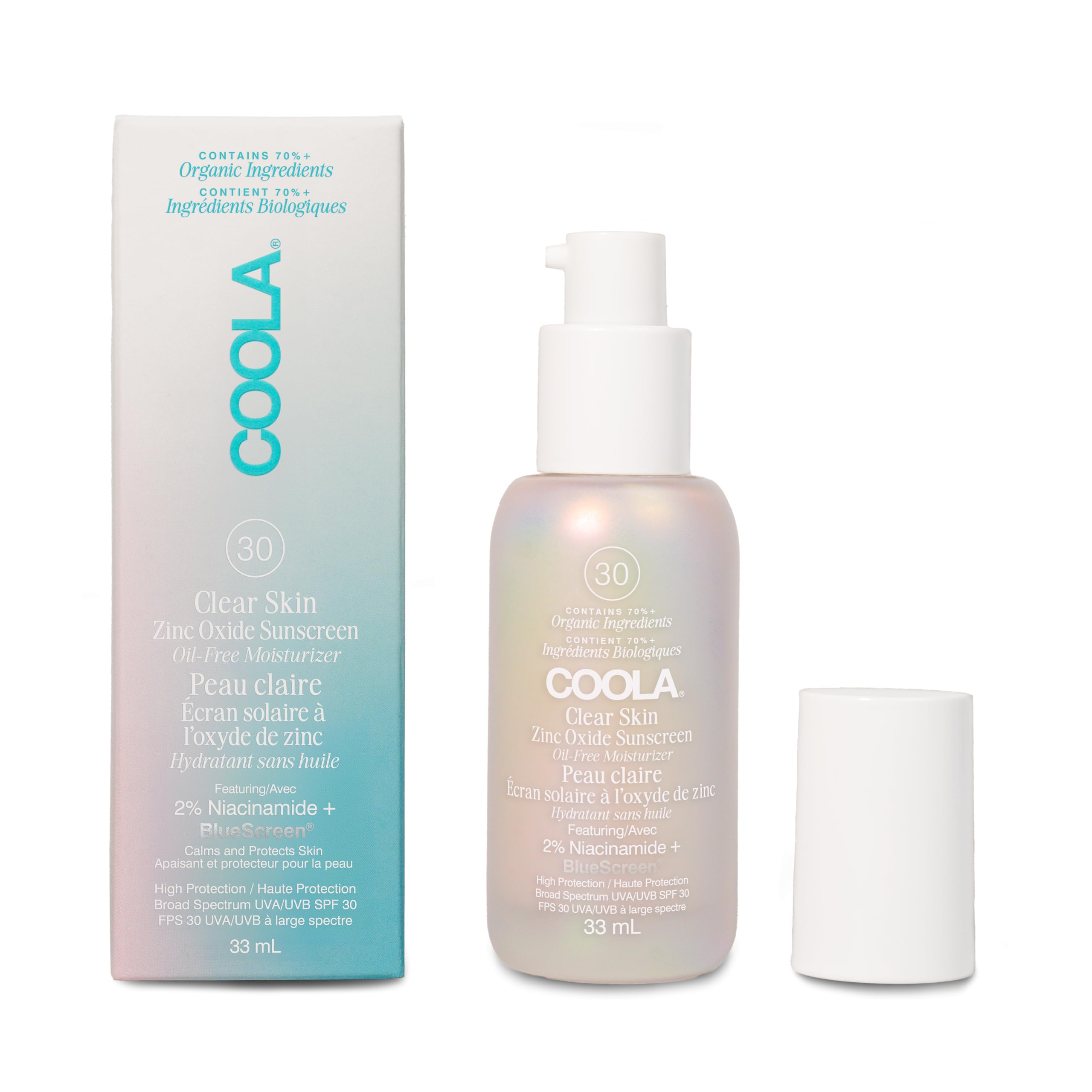 COOLA Clear Skin Oil-Free Moisturizer SPF 30, 33ml