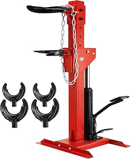 VEVOR 3 Ton Capacity Strut Compressor 6600LBS Auto Strut Coil Spring Compressor with 4 Snap Joints Air Hydraulic Tool for Car Repairing and Strut Spring Removing