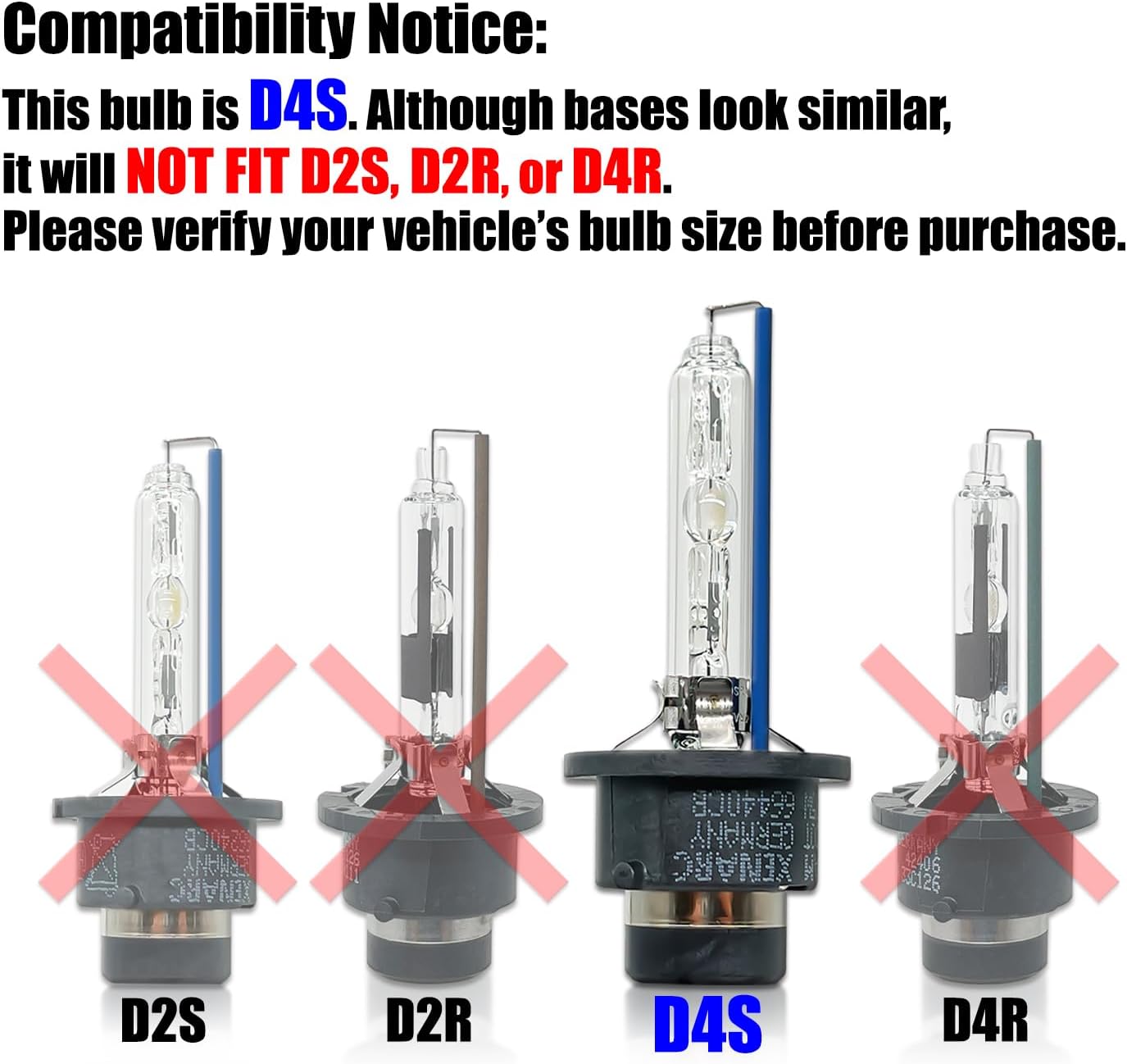 OSRAM Xenarc D4S Cool Blue HID Xenon Headlight Bulbs 66440CB 42V 35W Up to 5500K Made in Germany | Pack of 2