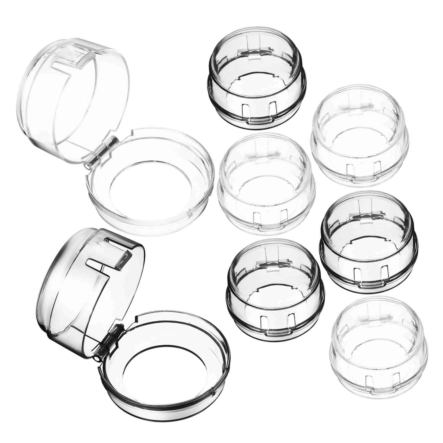 MOLUCKFU Gas Stove Protection Covers 8 Pack Stove Button Covers Large Holes for Boys and Girls Safety