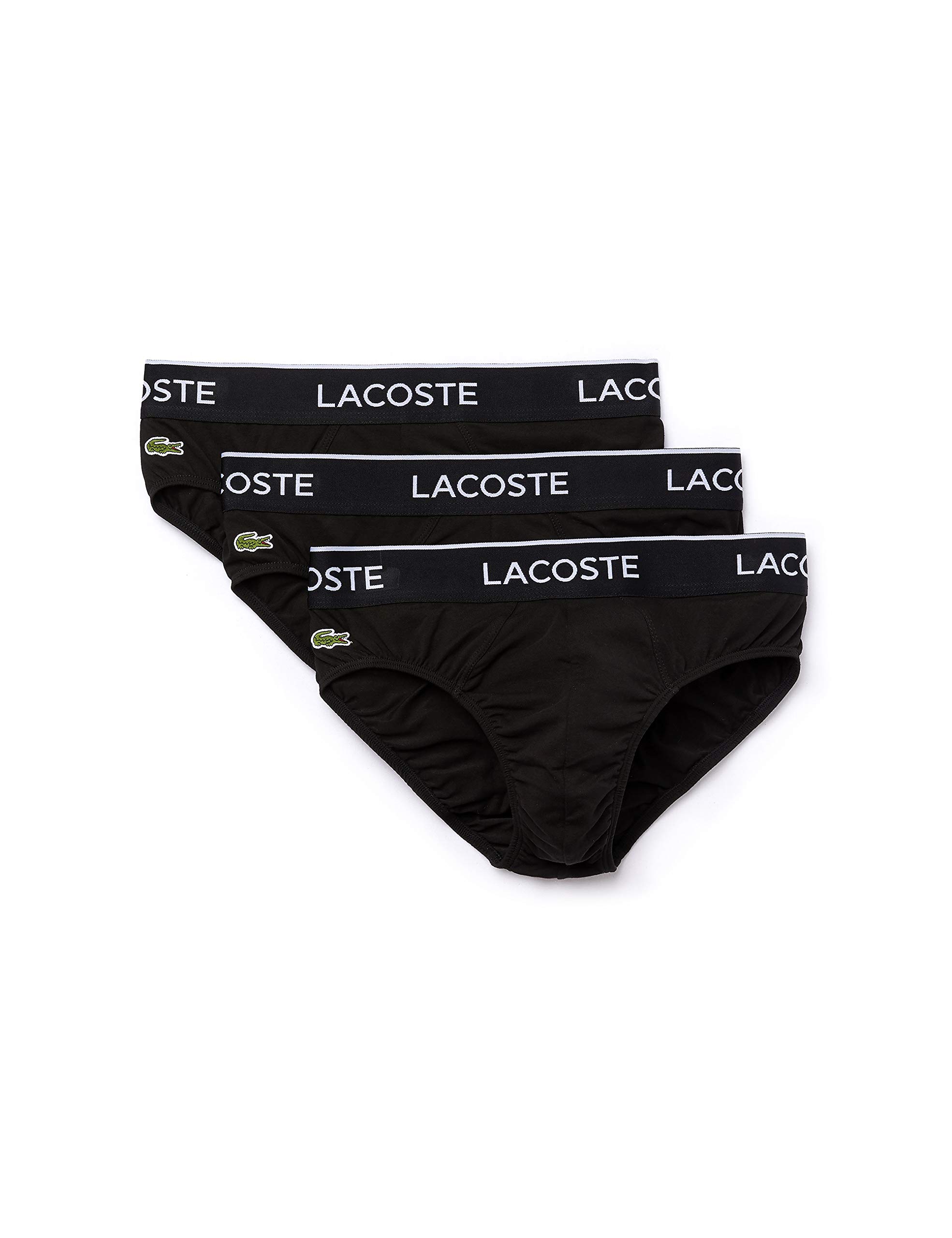 Lacoste Men's Black (031) -Briefs -8H3472-00