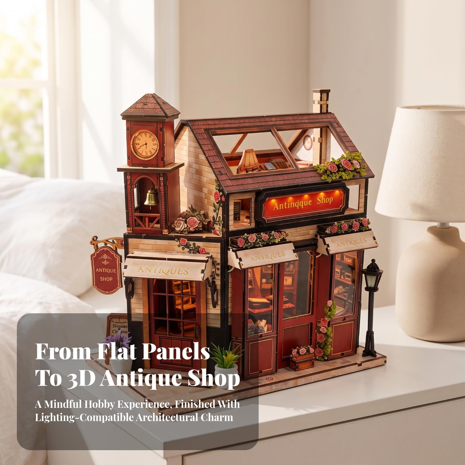 Almencla Miniature da Illuminato | modello 3D in Legno, Raffinato, Diorama, per Libreria