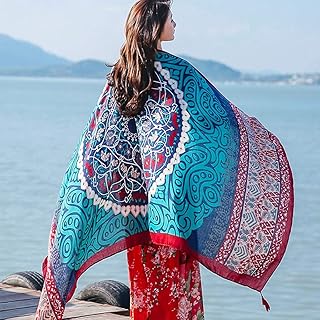 パレオ大判/速乾ラッシュガード/海 プール必須 レディースレディースビーチホリデーサロンパレオ、 女性のための水泳カバー、 ラージサイズの女性用ソフトパシュミナショールとラップ 水着用フォークスカートビーチパレオ、フォークカスタム (Color : F)