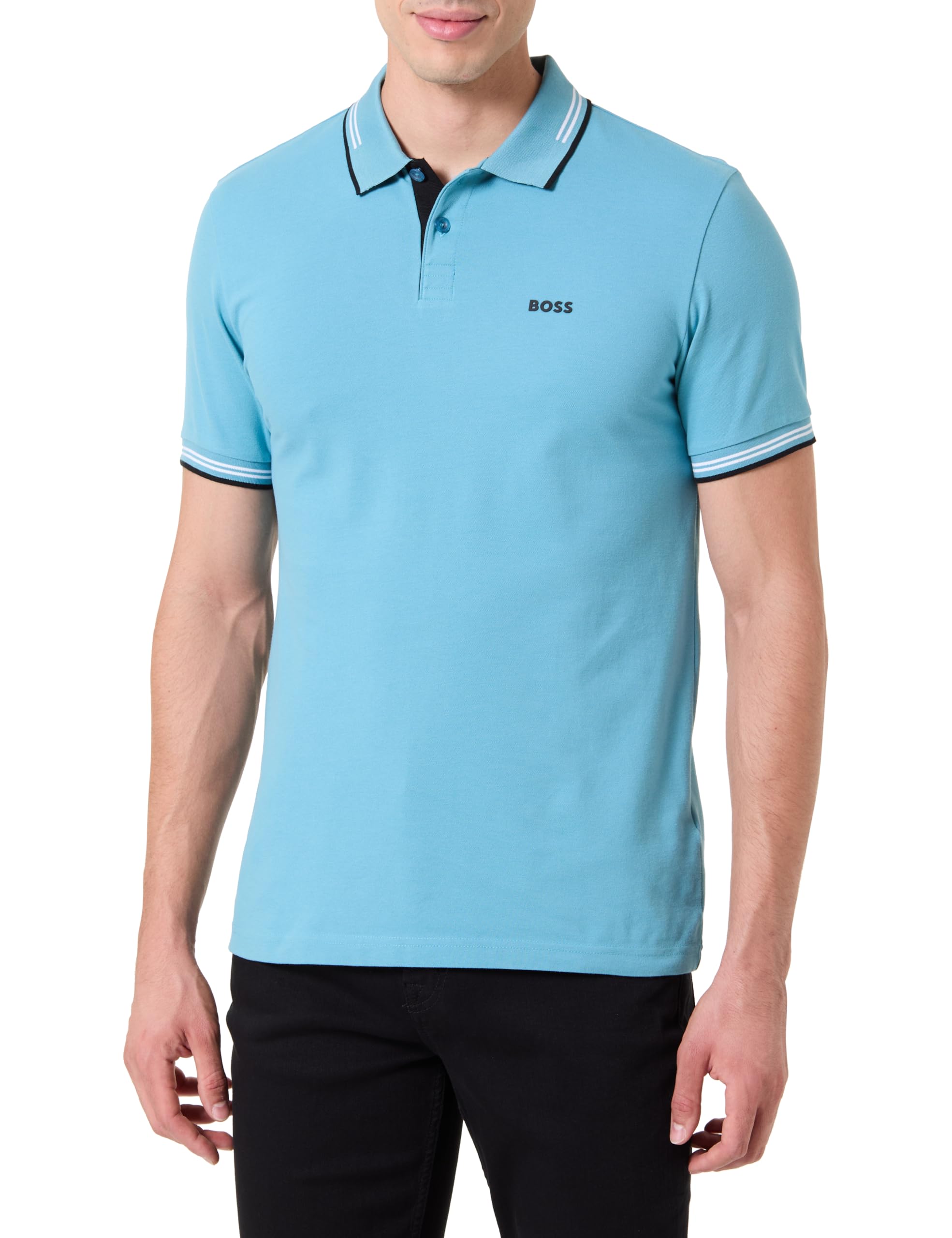 BOSS Men's Paul Polo (Pack of 1), 453light/pastel Blue, XL